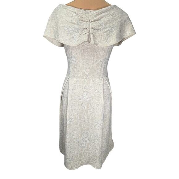 Moth for Anthropologie A-Line Midi Knit Sweater Dress Gray Medium - Picture 3 of 7
